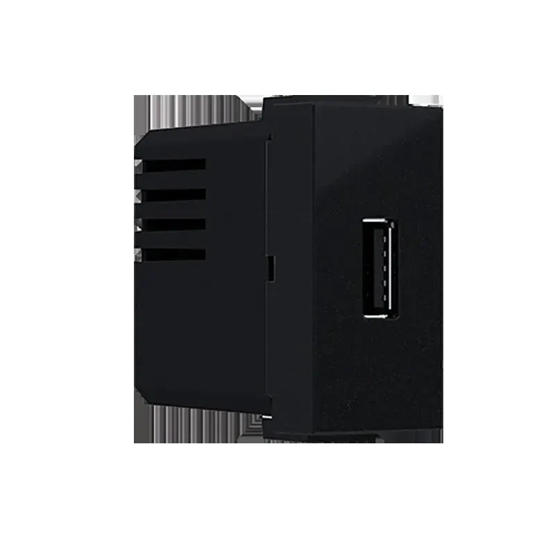 MODYS ΠΡΙΖΑ ΤΡΟΦΟΔΟΣΙΑΣ USB 1XUSB ΜΑΥΡΗ ΜΑΤ 5VDC 1.2A IP20