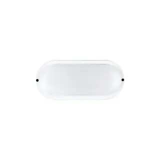 LED PC WHITE WALL LUMINAIRE 230V AC IP65 10W 900lm 3000K 110° Ra80
