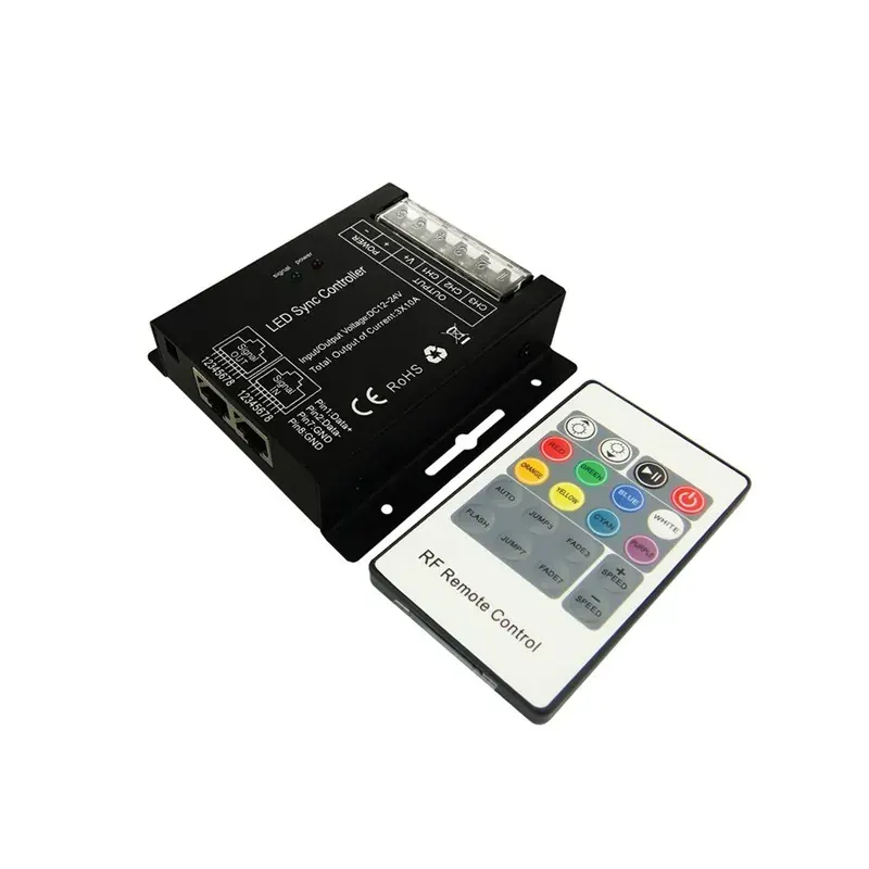 LED ΤΗΛΕΧΕΙΡΙΣΤΗΡΙΟ RGB 30A 12V 360W & 24V 720W & RF REMOTE