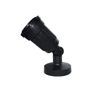 PAR38 – ΣΠΟΤ ΤΟΙΧΟΥ PC ΜΑΥΡΟ ΣΥΜΒΑΤΙΚΟ 1xΕ27 IP54 80x100x220mm