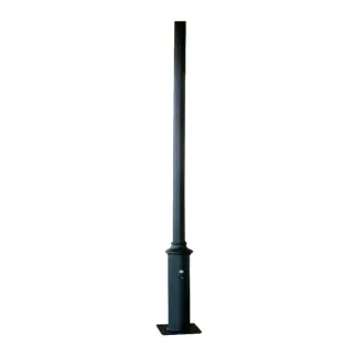 POLE – ΚΟΛΩΝΑ ΧΑΛΥΒΔΙΝΗ ΓΙΑ ΒΑΣΗ 300x300mm ΠΛΑΚΑ ΕΔΡΑΣΗΣ RAL C0026 Φ60x114x4000mm
