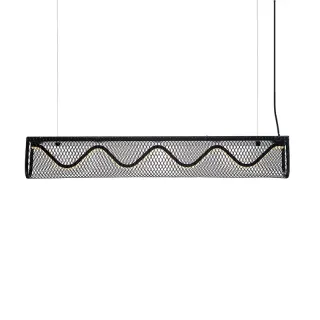 NETTO ΦΩΤΙΣΤΙΚΟ ΚΡΕΜΑΣΤΟ ΜΑΥΡΟ ΜΕΤΑΛΛΙΚΟ LED 11W 3000K 1180Lm IP20 800Χ1100mm