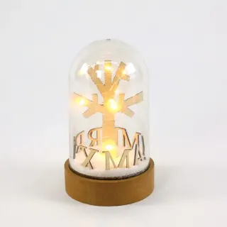 ΚΑΛΥΜΜΑ XMAS ΔΕΝΤΡΟ ΠΛΑΣΤΙΚΟ ΣΕ ΣΧΗΜΑ ΜΠΑΛΑΣ 10 MINI LED ΜΕ ΜΠΑΤΑΡΙΕΣ 3xΑΑ IP20 Φ110x190mm