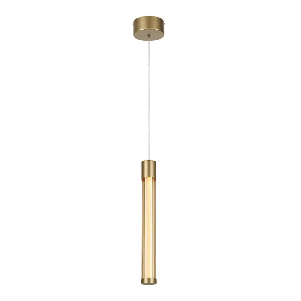 CANDELERA-ΦΩΤΙΣΤΙΚΟ ΚΡΕΜΑΣΤΟ ΧΡΥΣΟ ΑΛΟΥΜΙΝΙΟΥ LED SMD 7W CCT 490LΜ IP20 85X1500MM