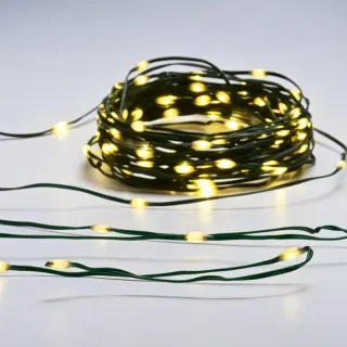 ΛΑΜΠΑΚΙΑ 100 LED SKIN LINE LAMP ΣΕ ΣΕΙΡΑ ΨΥΧΡΟ ΛΕΥΚΟ ΑΝΤΑΠΤΟΡΑ 31VDC & ΜΠΑΤΑΡΙΕΣ 2xΑΑ ΜΕ 8 ΠΡΟΓΡΑΜΜΑΤΑ & ΚΑΛΩΔΙΟ ΔΙΑΦΑΝΟ 0.3m IP44 10m