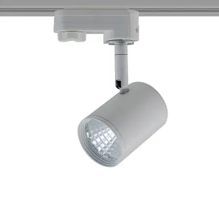 LED COB ΦΩΤΙΣΤΙΚΟ ΡΑΓΑΣ 230V AC 7W 4000K 24° 760LM Ra80 4 ΣΥΡΜΑΤΑ ΓΚΡΙ