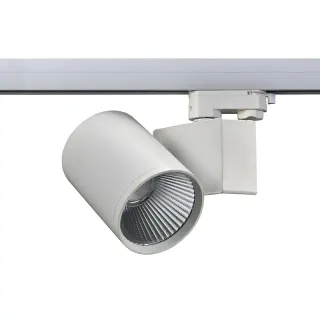 LED ΦΩΤΙΣΤΙΚΟ ΡΑΓΑΣ 230V AC 40W 3000K 3-PHASE 34° 4000LM Ra80 ΛΕΥΚΟ