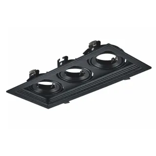 BLACK COLOR SPOT 3xGU10 130×320