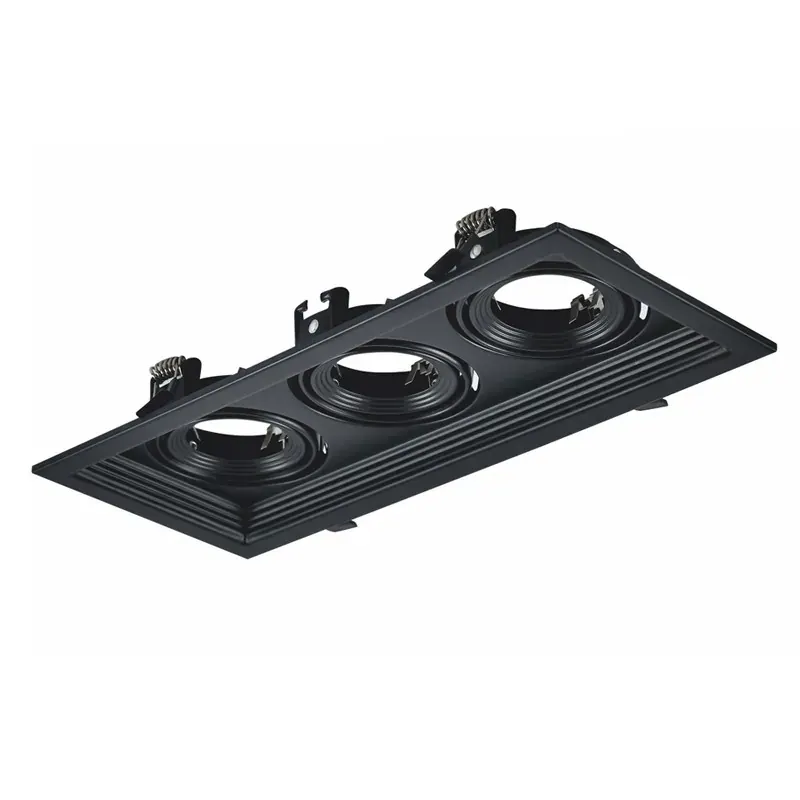 BLACK COLOR SPOT 3xGU10 130×320