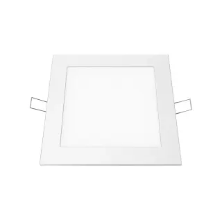 LED ΠΑΝΕΛ ΧΩΝΕΥΤΟ 230V AC 12W 4000K 1100LM Ra80 Φ170mm ΛΕΥΚΟ ΤΕΤΡΑΓΩΝΟ