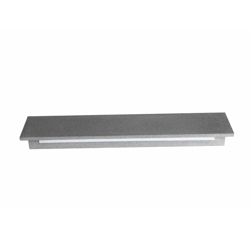 ΕΠΙΤΟΙΧΟ ΓΡΑΜΜΙΚΟ ΦΩΤΙΣΤΙΚΟ LED SMD 12W 660LM 230V AC 3000K RA80 IP65 30.000HRS ΜΑΥΡΟ ΤΣΙΜΕΝΤΟ