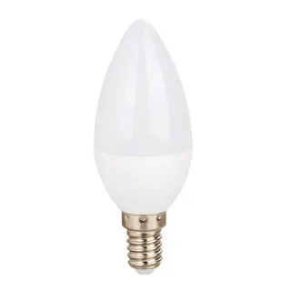 LED SMD DIM C37 5W 230V AC 360LM RA80 30000HRS 180° 1xE14