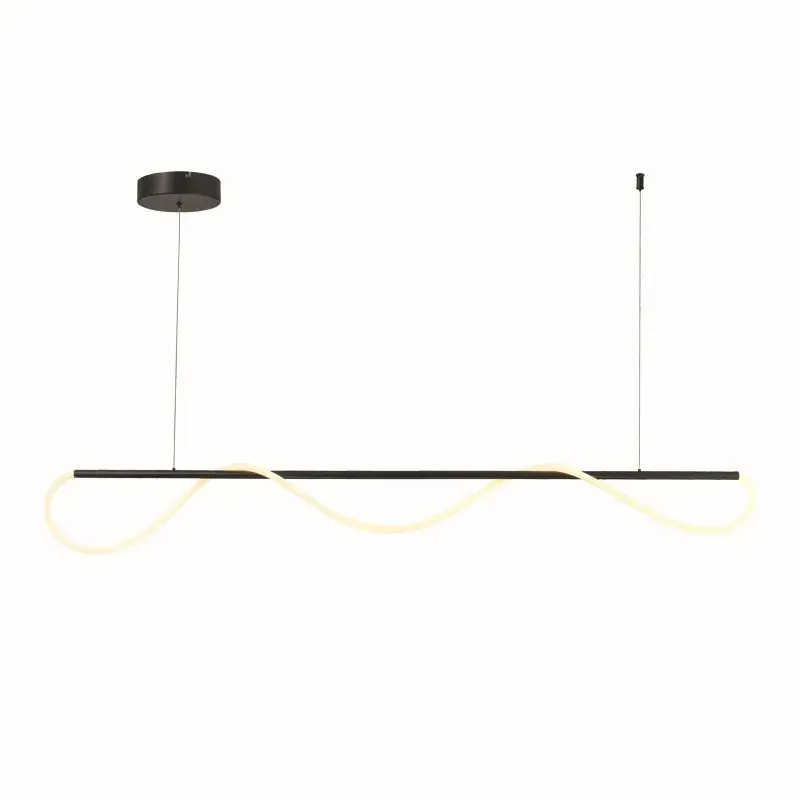 KYMA-ΦΩΤΙΣΤΙΚΟ ΚΡΕΜΑΣΤΟ ΜΑΥΡΟ ΜΑΤ ΜΕΤΑΛΛΙΚΟ LED SMD 60W 3000Κ 3300LM IP20 1900Χ60Χ2150ΜΜ