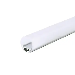 VELOR ULTRA MINI ΠΡΟΦΙΛ ΑΛΟΥΜΙΝΙΟΥ ΜΕ ΟΠΑΛ ΚΑΛΥΜΜΑ Φ30