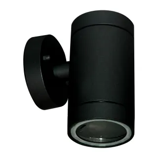 ΣΠΟΤ ΣΤΡΟΓΓΥΛΟ GU10 IP65 ΜΑΥΡΟ
