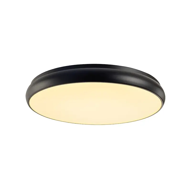 NETTO ΦΩΤΙΣΤΙΚΟ ΟΡΟΦΗΣ ΜΑΥΡΟ ΜΑΤ ΜΕΤΑΛΛΙΚΟ LED 54W 3000K 4320Lm IP20 Φ600Χ80MM