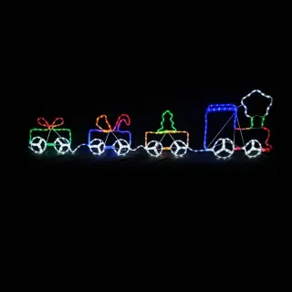 ΤΡΕΝΟ ΜΟΝΟΚΑΝΑΛΟΣ ΦΩΤΟΣΩΛΗΝΑΣ 312 LED 13m ΣΤΑΘΕΡΑ ΠΟΛΥΧΡΩΜΑ IP65 2000x510mm ΜΕ 1.5m ΚΑΛΩΔΙΟ