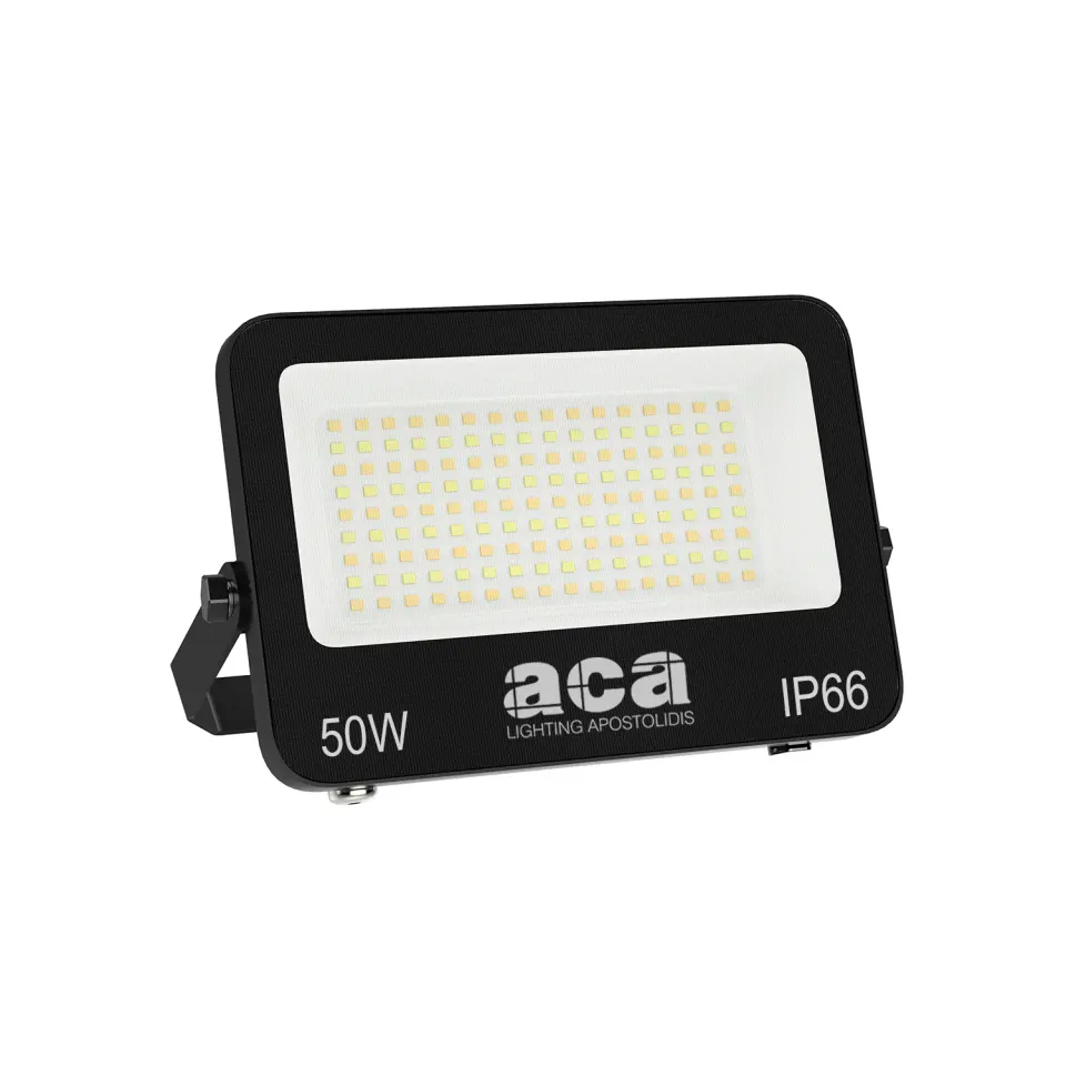 ΠΡΟΒΟΛΕΑΣ LED SMD ΜΑΥΡΟΣ 50W 3CCT 5000LM 185-265V RA>80 IP66
