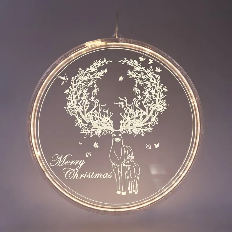 3D ΤΑΡΑΝΔΟΣ ΑΚΡΥΛΙΚΟΣ 36 LED ΣΤΑΘΕΡΑ ΘΕΡΜΟ ΛΕΥΚΟ USB ΜΕ ΚΑΛΩΔΙΟ IP20 210X216mm