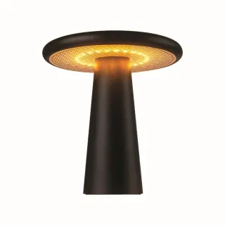 LED SMD TABLE BATTERY LUMINAIRE 2W 190LM MAX 335° CCT 2.200-3.000K MATT BLACK CRI80 IP65