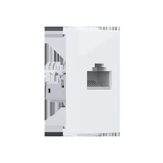 MODYS ΠΡΙΖΑ ΔΙΚΤΥΟΥ ΛΕΥΚΗ RJ45 CAT.5E IP20 ΧΩΡΙΣ ΘΩΡΑΚΙΣΗ