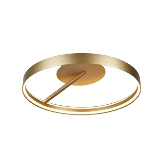 ROLLIE-ΦΩΤΙΣΤΙΚΟ ΟΡΟΦΗΣ ΧΡΥΣΟ ΑΛΟΥΜΙΝΙΟΥ LED SMD 42W CCT 2100LM IP20 Φ576X145MM