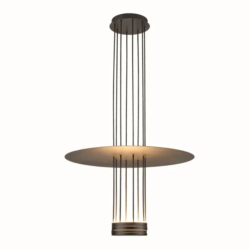 NETTO ΚΡΕΜΑΣΤΟ ΦΩΤΙΣΤΙΚΟ ELIA ΜΑΥΡΟ ΜΕΤΑΛΛΙΚΟ LED 18W 3000K 1260LM IP20 600X1040ΜM