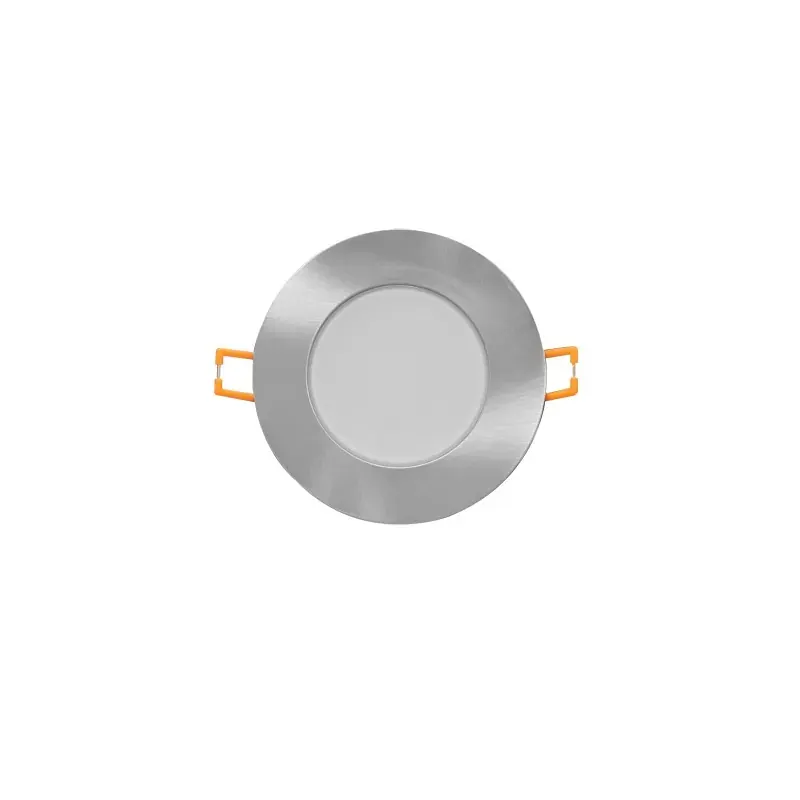LED ΣΠΟΤ ΝΙΚΕΛΙΟ ΜΑΤ ΣΤΡΟΓΓΥΛΟ 230V AC 5W 3.000K 400LM 120° IP65 Ra80