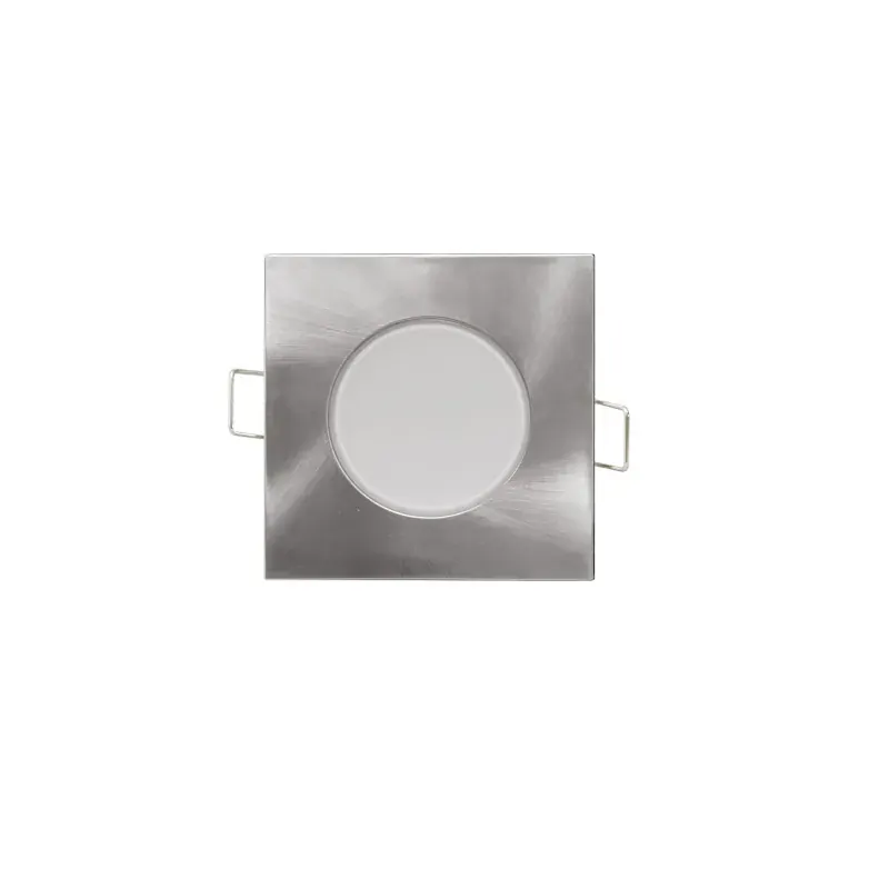 LED ΣΠΟΤ ΝΙΚΕΛΙΟ ΜΑΤ ΤΕΤΡΑΓΩΝΟ 230V AC 5W 3.000K 400LM 120° IP65 Ra80