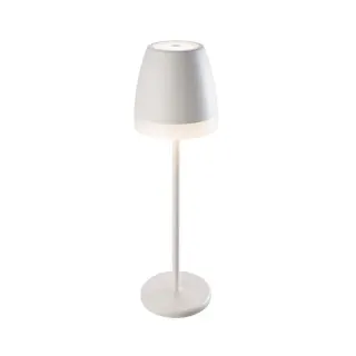 LED SMD TABLE BATTERY LUMINAIRE 2W 150LM 38° 3.000K MATT WHITE CRI80 IP54