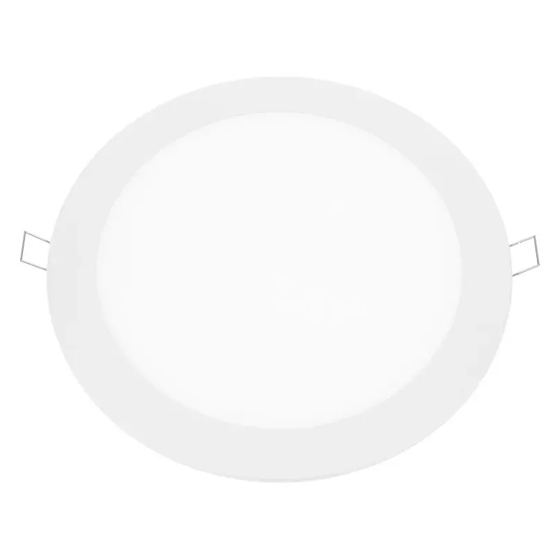 LED ΠΑΝΕΛ ΧΩΝΕΥΤΟ 230V AC 18W 6500K 1800LM Ra80 Φ220mm ΛΕΥΚΟ ΣΤΡΟΓΓΥΛΟ