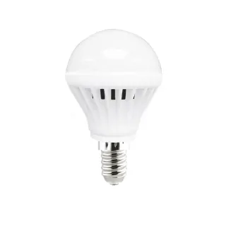 LED SMD E14 G50 3W 3000K 230V AC 210LM RA80 20000H 180°