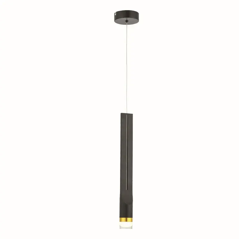 NETTO ΦΩΤΙΣΤΙΚΟ ΚΡΕΜΑΣΤΟ ΜΑΤ ΜΑΥΡΟ ΜΕΤΑΛΛΙΚΟ LED 5W 3000K 300Lm IP20 Φ100Χ2270MM