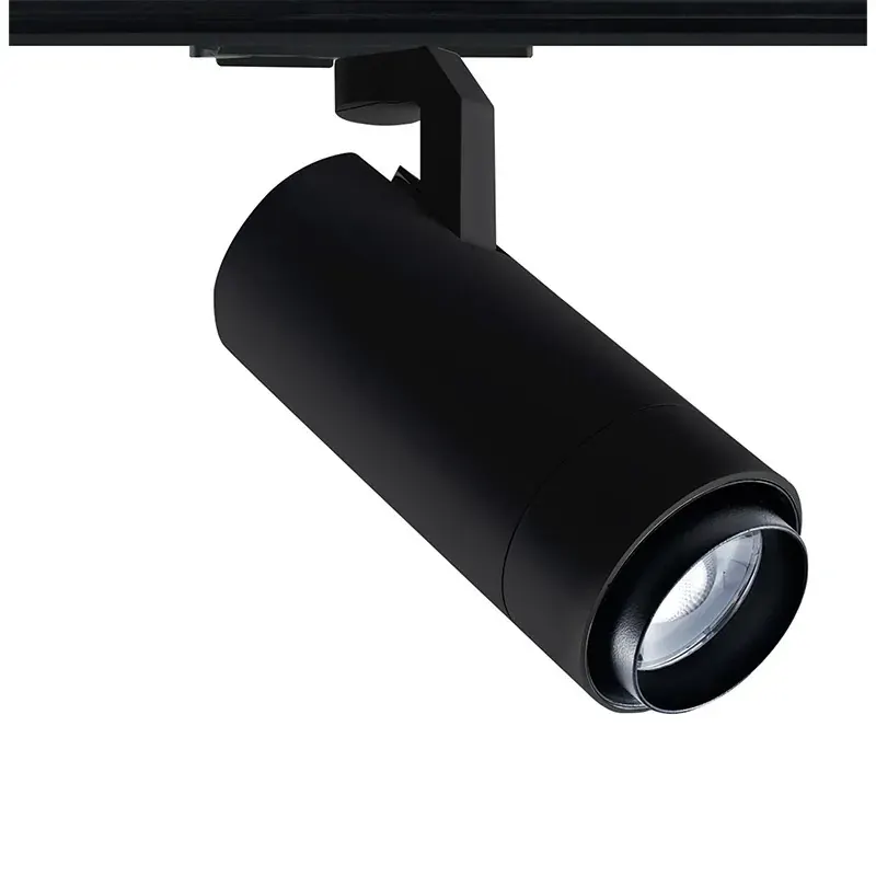 LED ΦΩΤΙΣΤΙΚΟ ΡΑΓΑΣ 230V AC 25W 4000K 1-PHASE 25-60° 3000LM MAX Ra80 5YRS ΑΜΜΩΔΕΣ ΜΑΥΡΟ