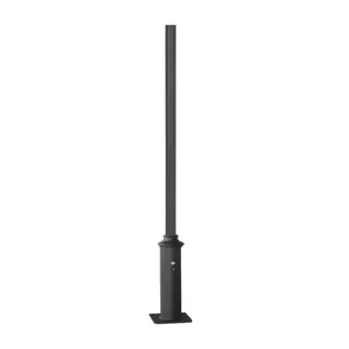 POLE – ΚΟΛΩΝΑ ΧΑΛΥΒΔΙΝΗ ΓΙΑ ΒΑΣΗ 300x300mm ΠΛΑΚΑ ΕΔΡΑΣΗΣ RAL C0026 Φ60x114x3000mm
