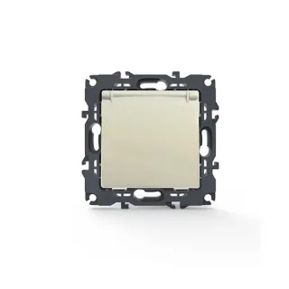 PRIME ΠΡΙΖΑ ΣΟΥΚΟ ΚΑΠΑΚΙ ΑΣΦΑΛΕΙΑΣ ΙΒΟΥΑΡ 2P+E 16A 250VAC IP20