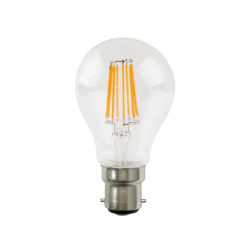 FILAMENT LED A60 8W 6500K 230V AC 915LM RA80 30000HRS 360°