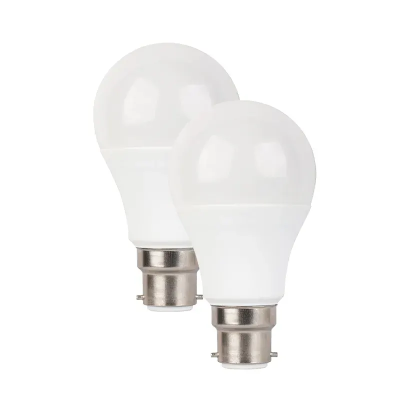 LED SMD B22 A60 DUO PACK 7W 6000K 230V AC 590LM RA80 30000HRS 270°