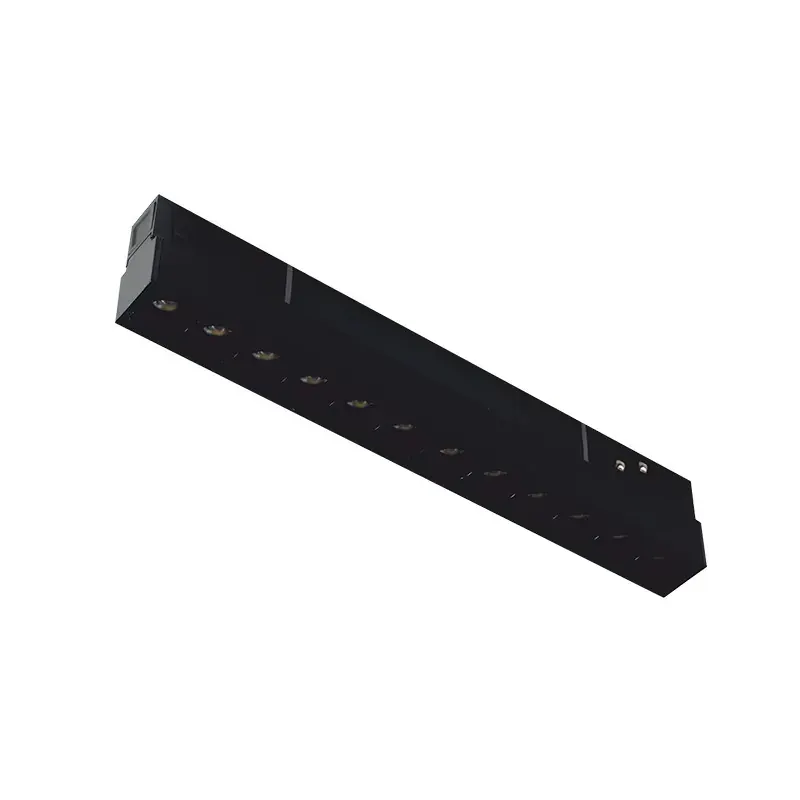 LED ΜΑΓΝΗΤΙΚΟ ΓΡΑΜΜΙΚΟ ΦΩΤΙΣΤΙΚΟ 48V DC 12W 3000K 1000LM 36° OSRAM Ra90 L220mm ΜΑΥΡΟ