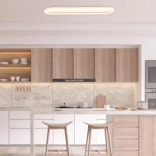 ΟΡΟΦΗΣ Φ/Σ LED 41W DIM CCT 3650LM SOLO ΜΕΤΑΛΛΙΚΟ ΛΕΥΚΟ IP20 100X14X6CM