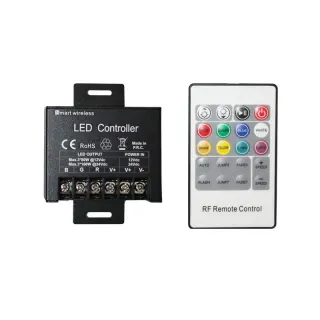 POWER RGB LED ΤΗΛΕΧΕΙΡΙΣΤΗΡΙΟ 20A 12V 240W & 24V 480W & RF REMOTE
