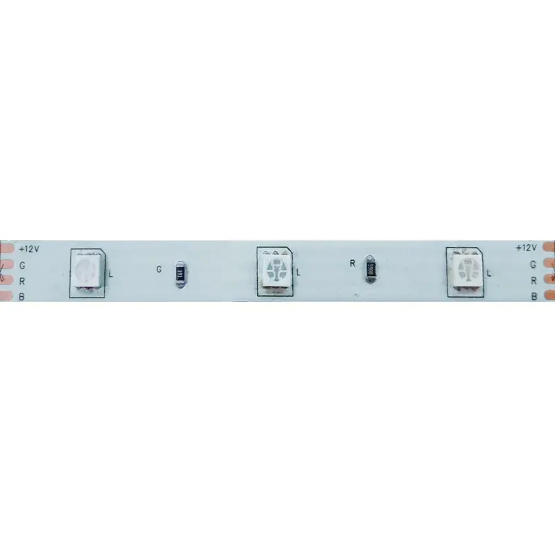 ΛΩΡΙΔΑ LED SMD 12V DC 5M 7.2W/M IP65 NANO RGB 10mm