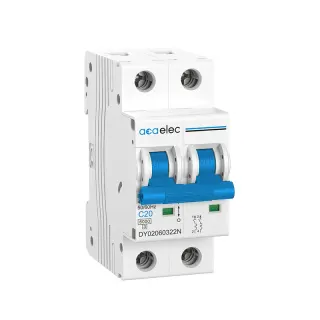 MCB 2P C20 6KA 2M