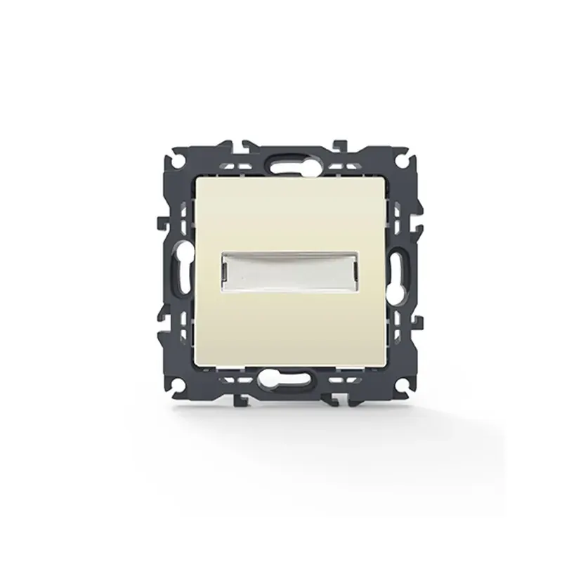 PRIME ΜΠΟΥΤΟΝ ΕΠΙΓΡΑΦΗΣ & LED ΛΥΧΝΙΑ 12VAC ΜΕ ΚΛΙΠ ΠΛΑΣΤΙΚΟ ΙΒΟΥΑΡ 1P 10A 250VAC IP20
