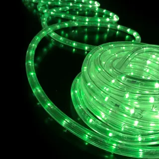ΦΩΤΟΣΩΛΗΝΑΣ ΜΟΝΟΚΑΝΑΛΟΣ LED ΠΡΑΣΙΝΟ 36L/m 50m ΚΟΠΗ ΑΝΑ 2m IP44 & 3 ΣΕΤ ΕΞΑΡΤΗΜΑΤΑ