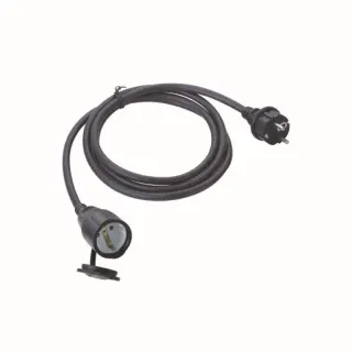 ΠΡΟΕΚΤΑΣΗ ΜΑΥΡΗ ΚΑΛΩΔΙΟΥ 16A H05RR-F 3X1.5MM2 IP44 2m