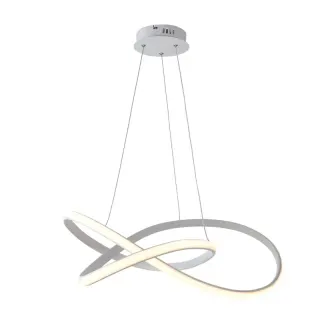 GORDIUS-ΦΩΤΙΣΤΙΚΟ ΚΡΕΜΑΣΤΟ ΛΕΥΚΟ ΑΛΟΥΜΙΝΙΟΥ LED SMD 48W 3000Κ 2880LM IP20 480Χ440Χ1200ΜΜ