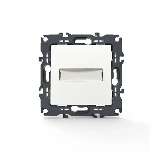 PRIME ΜΠΟΥΤΟΝ ΕΠΙΓΡΑΦΗΣ & LED ΛΥΧΝΙΑ 12VAC ΜΕ ΚΛΙΠ ΠΛΑΣΤΙΚΟ ΛΕΥΚΟ 1P 10A 250VAC IP20