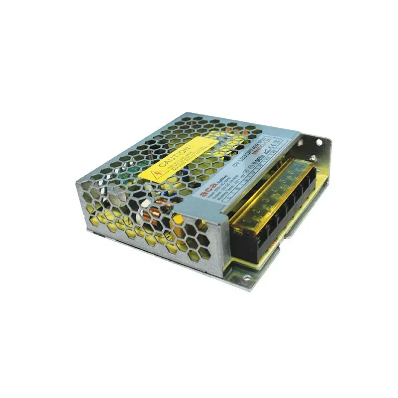 METAL 5YRS CV LED DRIVER 60W 230V AC-12V DC 5A IP20 WITH TERMINAL