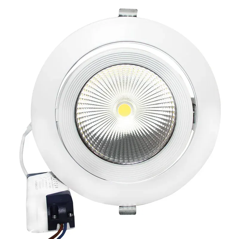 LED ΧΩΝΕΥΤΟ ΚΙΝΗΤΟ ΦΩΤΙΣΤΙΚΟ230V AC 30W 4000K 60° 3600LM Ra80 5YRS ΛΕΥΚΟ